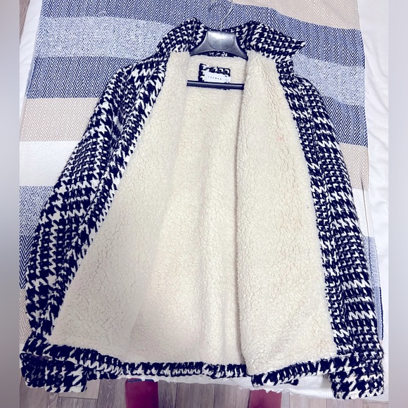 Top man houndstooth large over shirt jacket - Picture 2 of 3